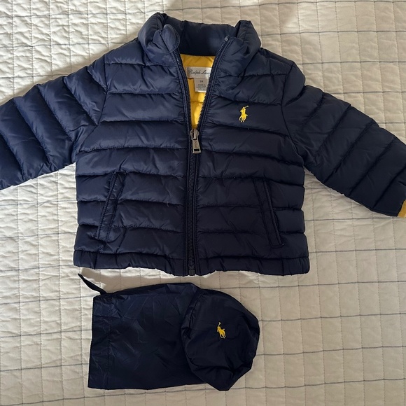 Ralph Lauren Baby Boy Packable Down Winter Jacket 9 months - Picture 1 of 3